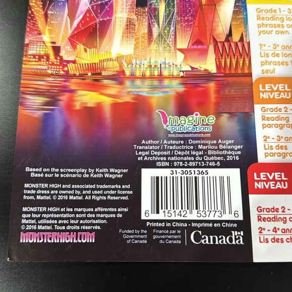 Monster High: Boo York, Boo York A Monsterrific Musical! - First Reader Book - Picture 5 of 5